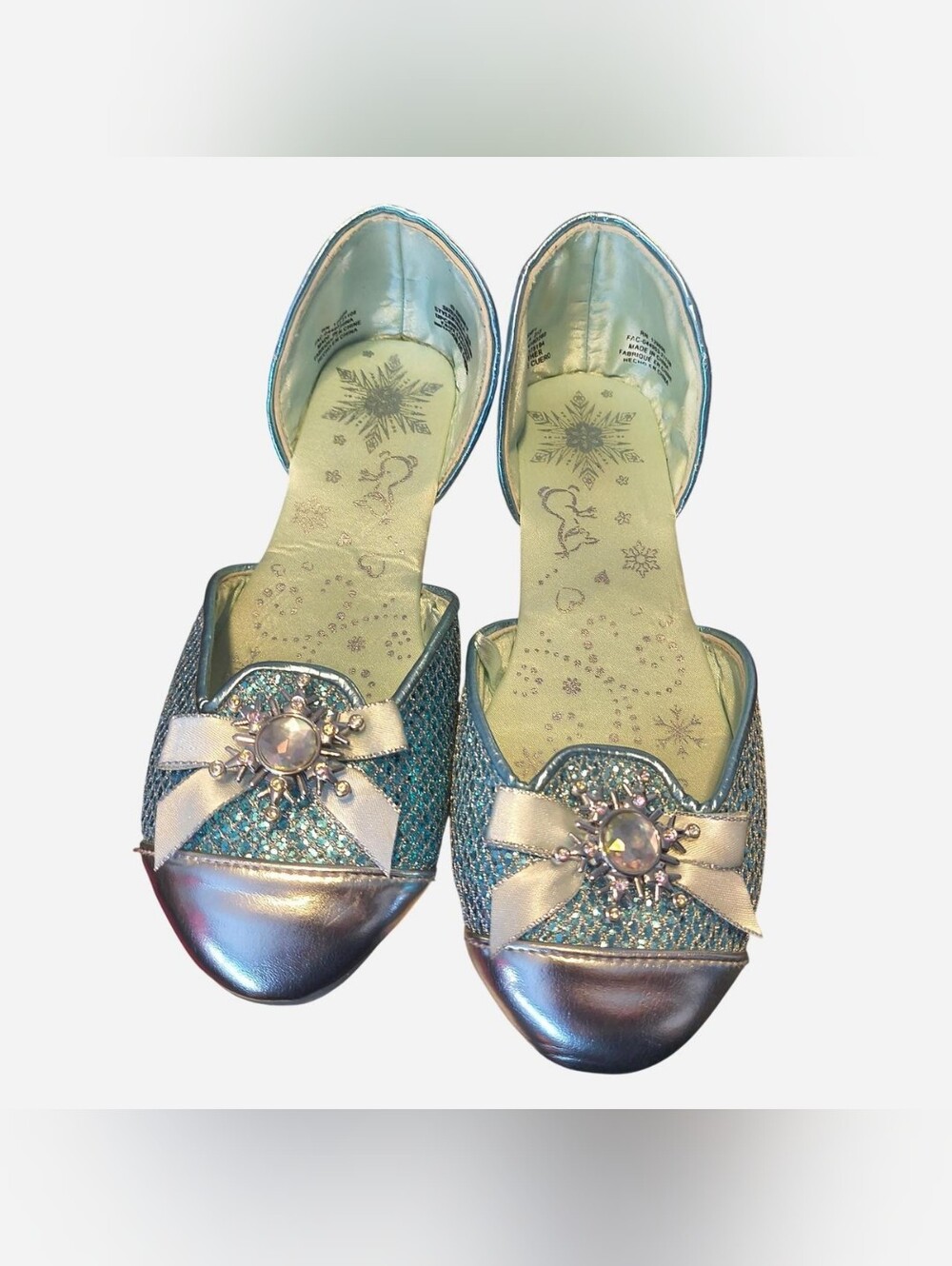 Disney Frozen Elsa Costume Shoes SIZE 2/3